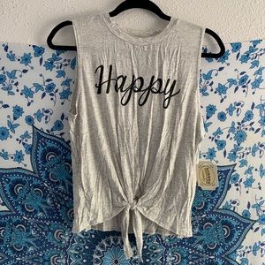 Dirtee Laundry Gray Muscle Tee